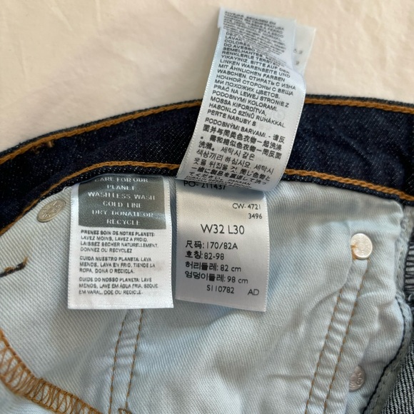 NWT New with Tags Levi's 511 Slim Fit Dark Wash Jeans W32 L30 - Picture 4 of 9